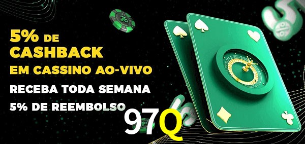 Promoções do cassino ao Vivo 97Q